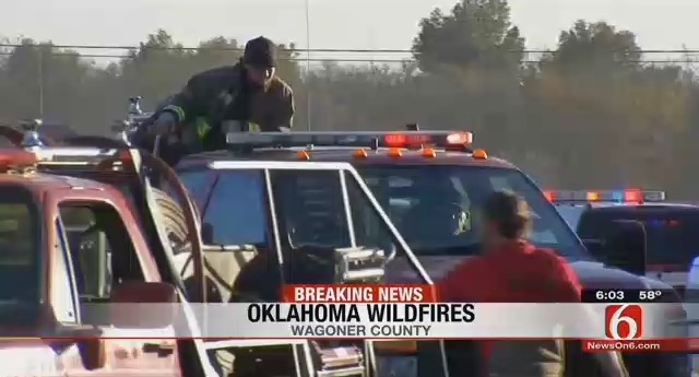 firefighter with fire truck
