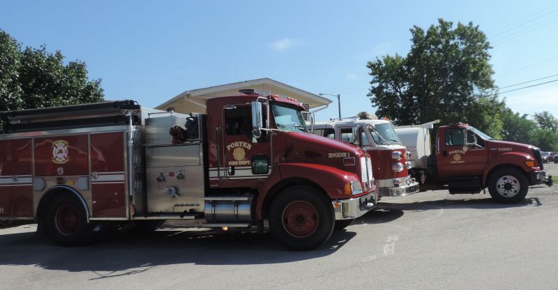 red firetrucks